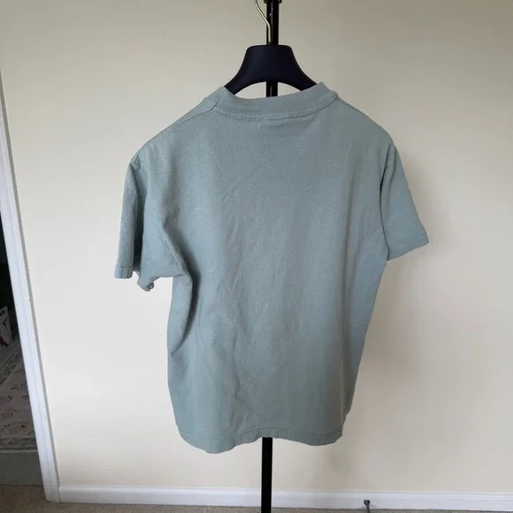 Vintage 1994 Anvil Vermont T-Shirt Sage Green Mens Medium USA Made - Picture 4 of 7